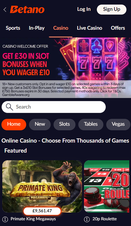 Betano casino review